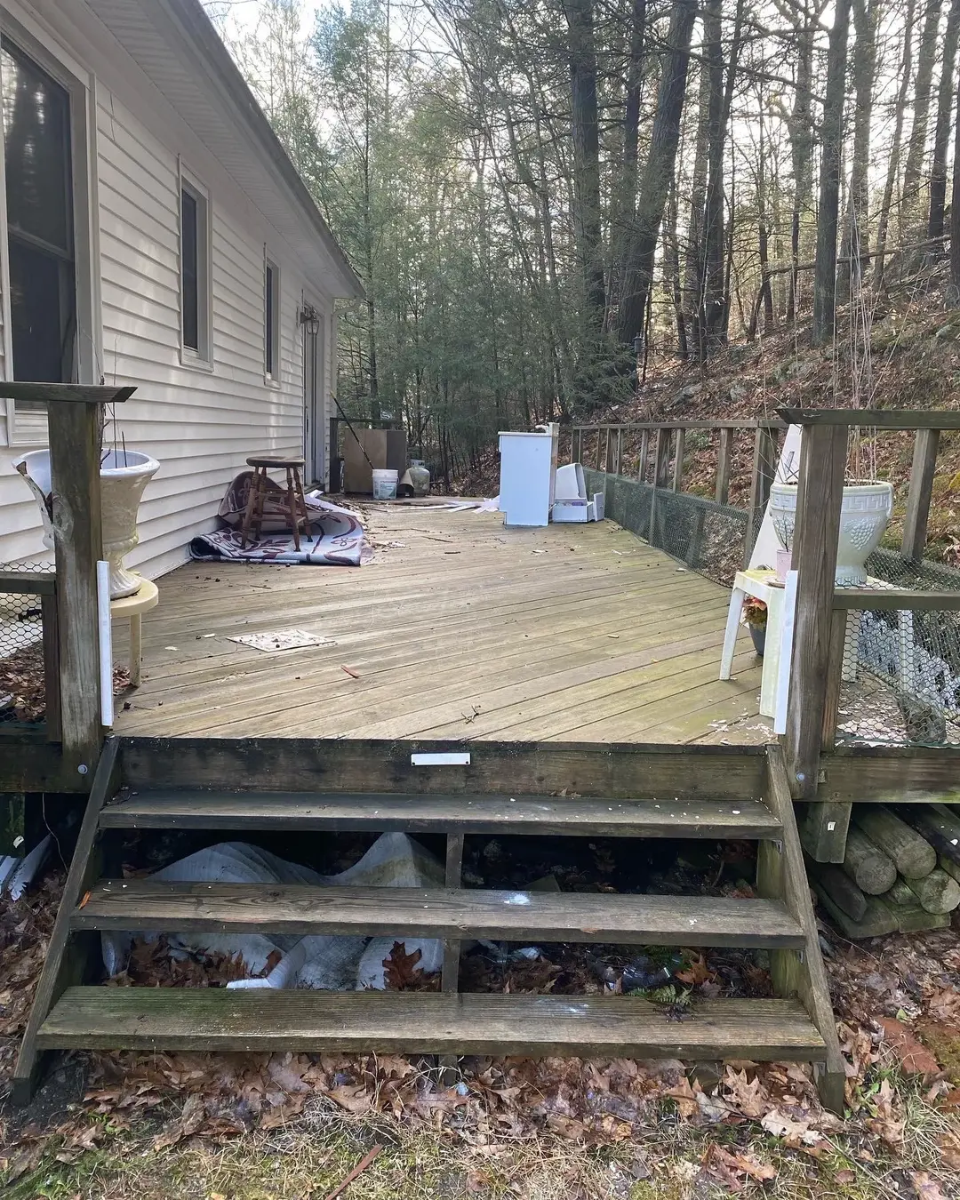 Example of Deck Removal